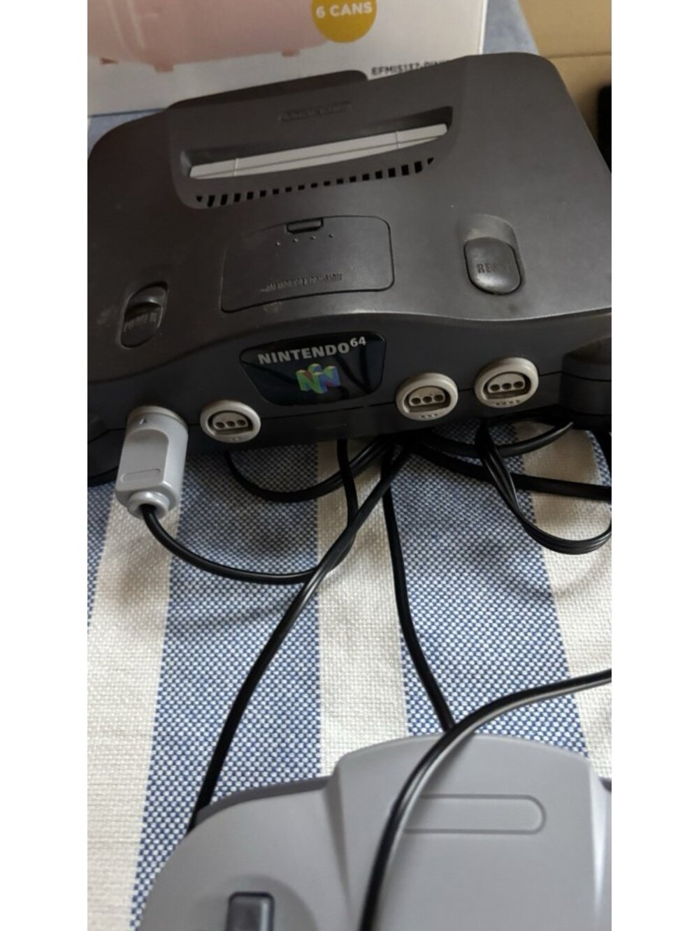 Nintendo 64 console and controller Vintage Gaming Works 90s Collector Electronic